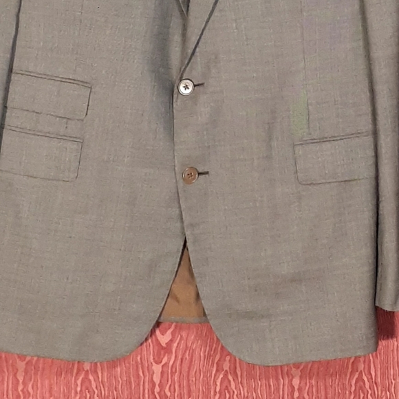 RALPH LAUREN PURPLE LABEL 2 Button Long Sleeve 100% Wool Blazer Men's Sz 44L - Picture 5 of 16